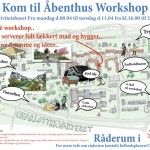 Invitation til Råderumsworkshop for bebboere i og omkring Charlottekvarteret.